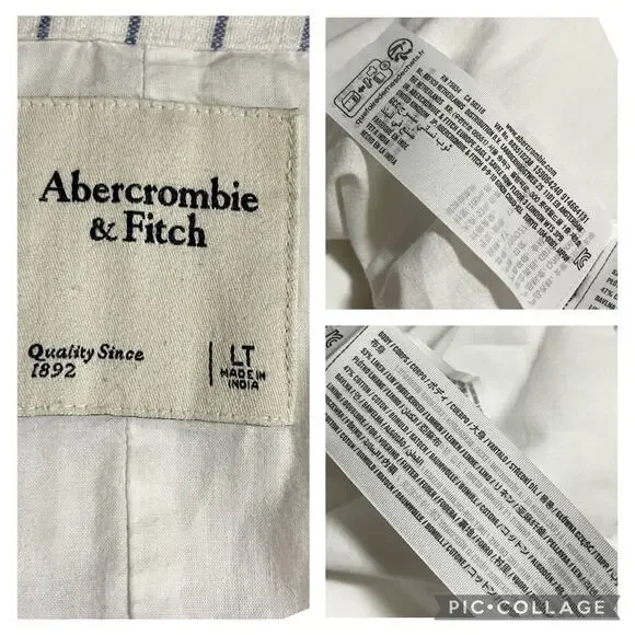 Abercrombie & Fitch SZ L Mara Linen-Blend Vest Mini Dress - Picture 8 of 8